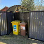 Mini avfallscontainerplass