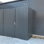 Konteinerplasser med stålplater